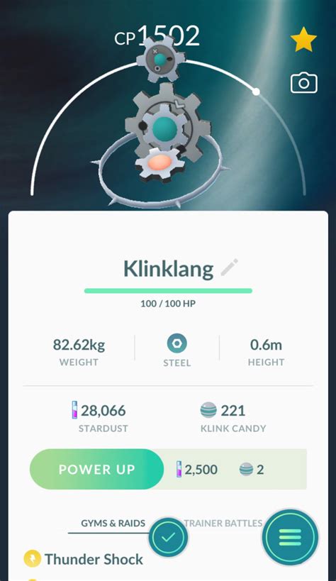 klinklang weakness.